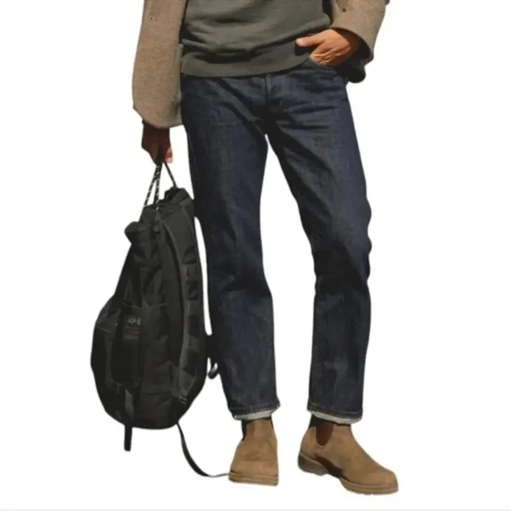 Outerknown Local Straight Fit S.E.A. Jeans, Indigo, 32x30